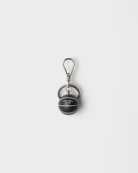 Metal basketball keychain
