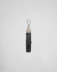 Saffiano Leather Keychain