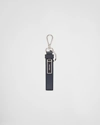 Saffiano Leather Keychain