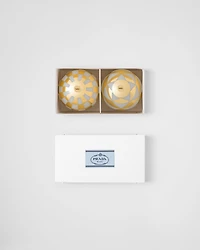 Glass Christmas ornament set