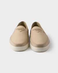 Cotton canvas slip-ons