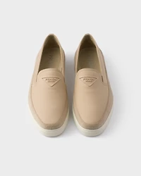 Cotton canvas slip-ons