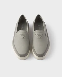 Cotton canvas slip-ons