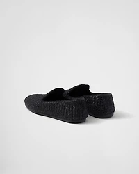 Crochet slip-on shoes