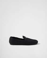 Crochet slip-on shoes