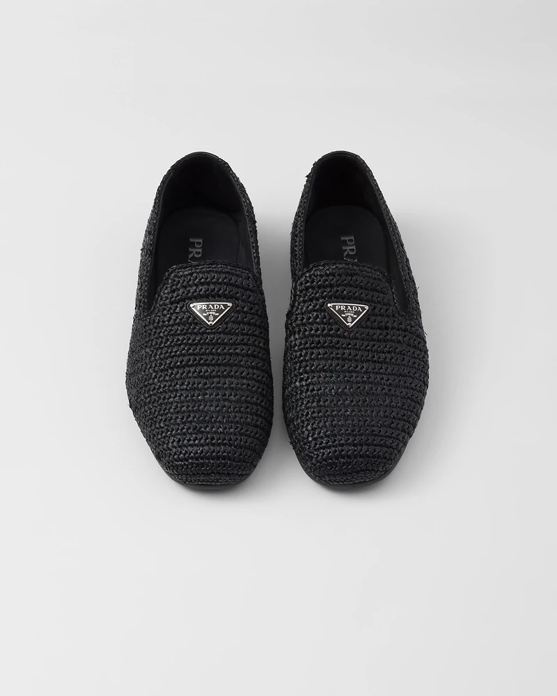 Crochet slip-on shoes