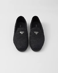 Crochet slip-on shoes
