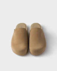 Suede mules