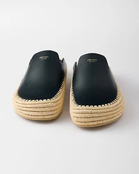 Leather mules