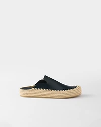 Leather mules