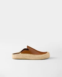 Leather mules