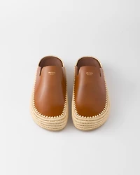 Leather mules