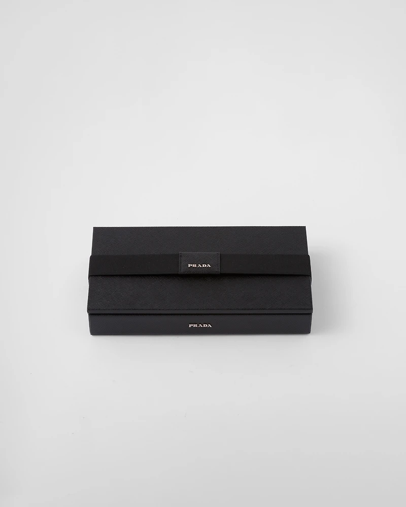 Saffiano leather Dominoes set