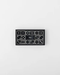 Saffiano leather Dominoes set