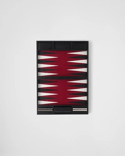 Saffiano Leather Backgammon Set