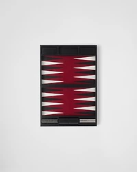 Saffiano Leather Backgammon Set
