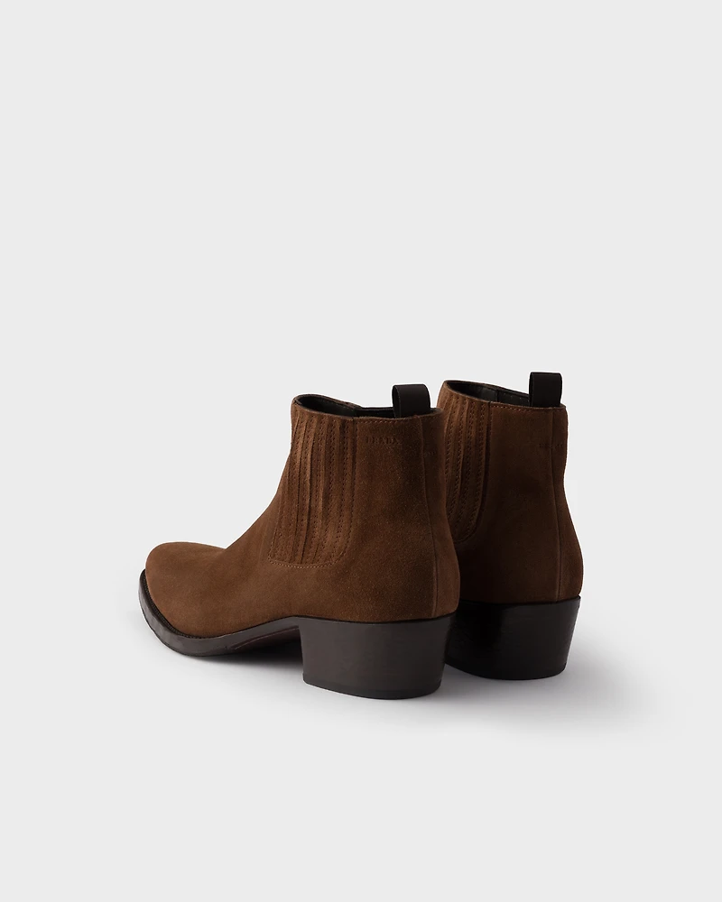 Suede Chelsea boots