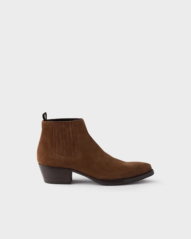 Suede Chelsea boots