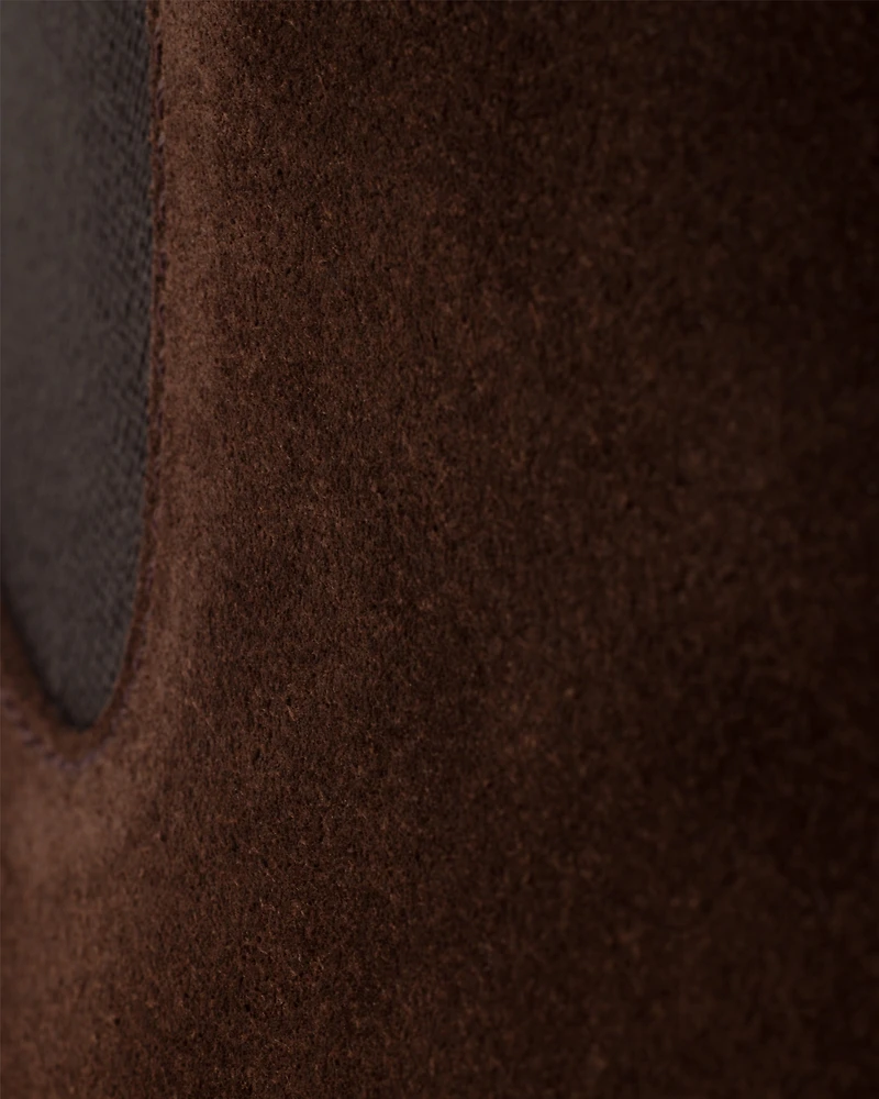 Suede Chelsea boots