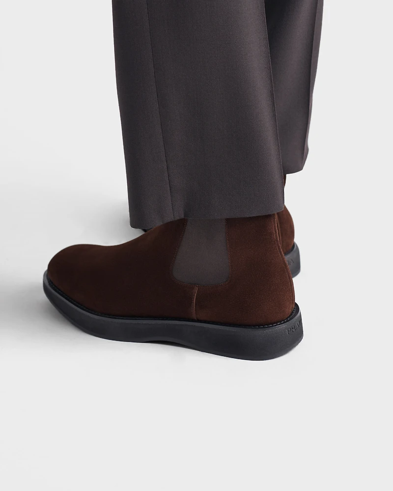 Suede Chelsea boots