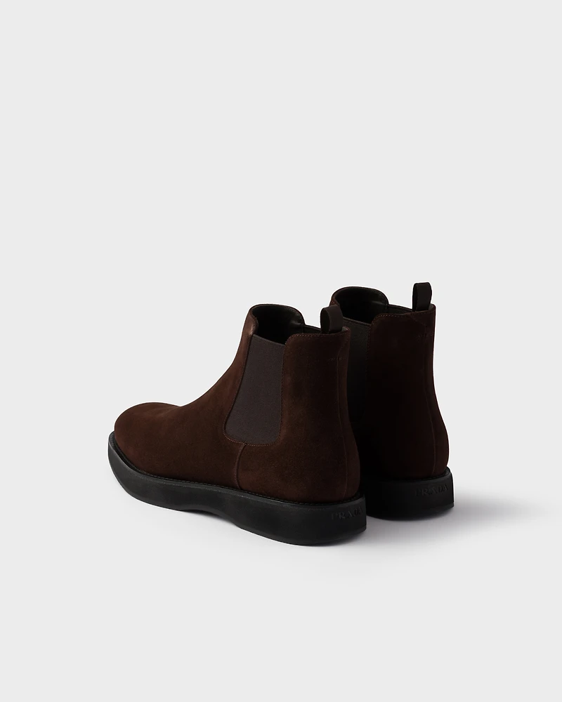 Suede Chelsea boots