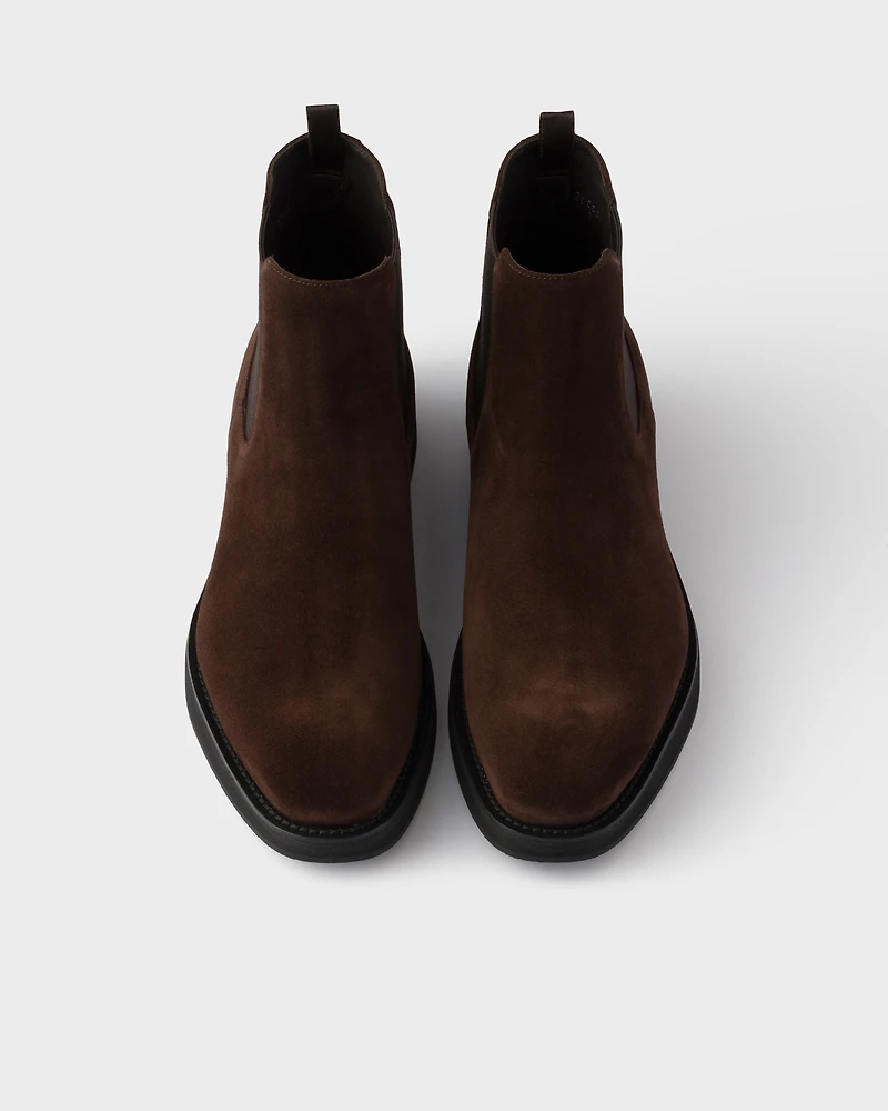 Suede Chelsea boots
