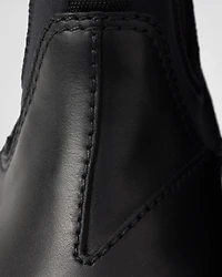 Leather and stretch fabric Brixxen boots