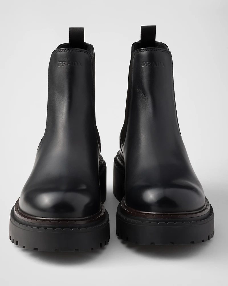 Leather Chelsea boots