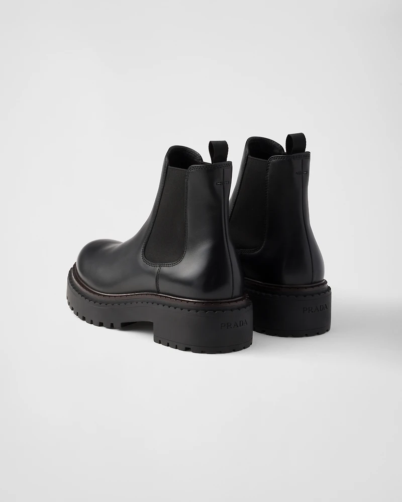 Leather Chelsea boots