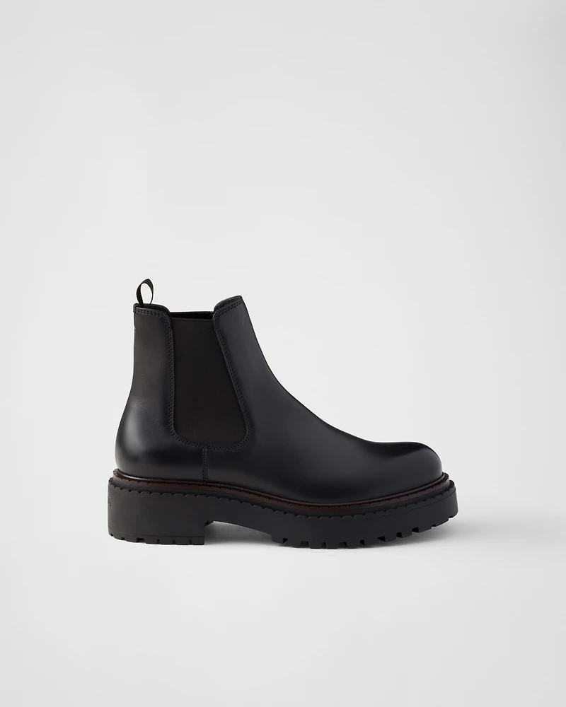 Leather Chelsea boots