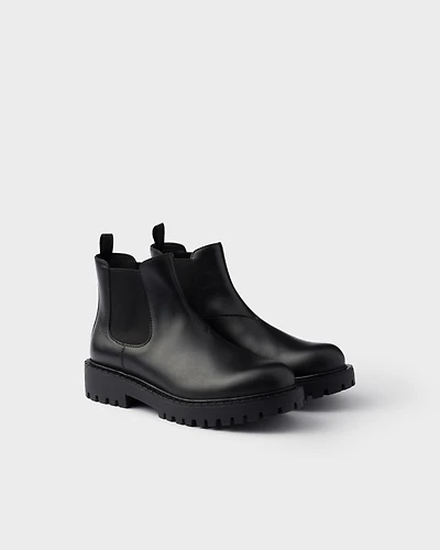 Leather Chelsea boots