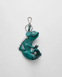 Leather bag charm