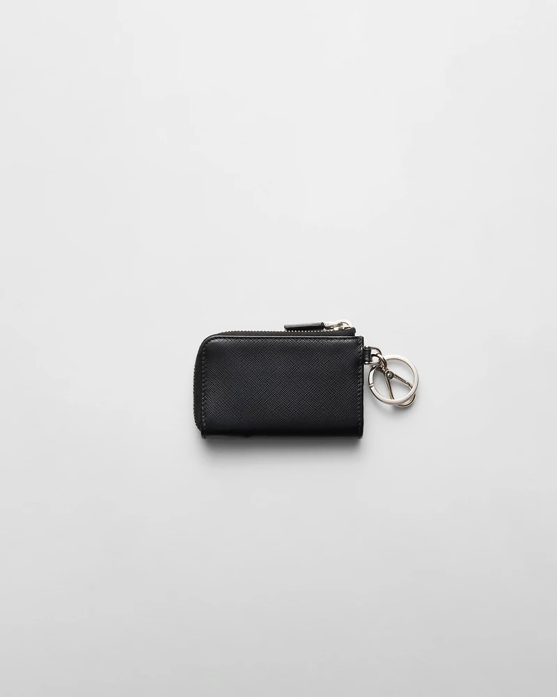 Saffiano Leather Mini Pouch