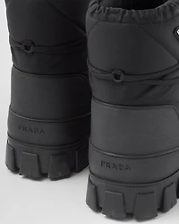 Re-Nylon gabardine après ski booties