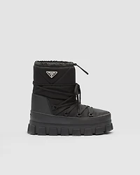 Re-Nylon gabardine après ski booties
