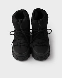 Re-Nylon gabardine après ski booties