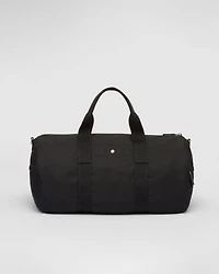 Re-Nylon and Saffiano leather duffle bag