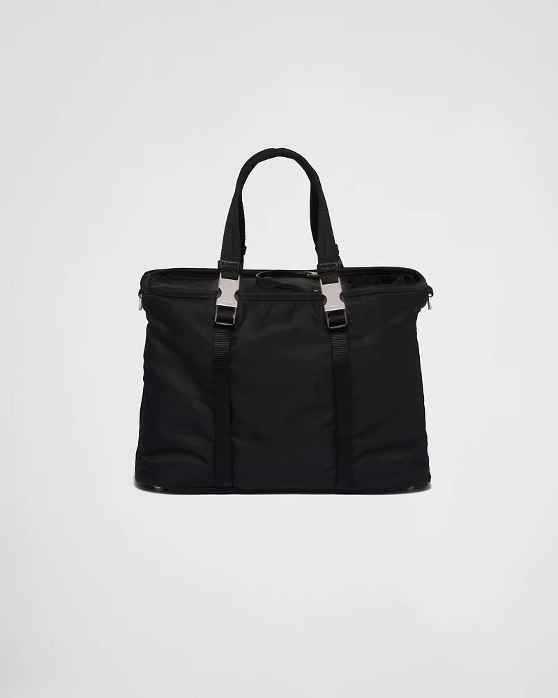 Re-Nylon and Saffiano leather pet bag