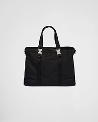 Re-Nylon and Saffiano leather pet bag