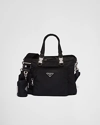 Re-Nylon and Saffiano leather pet bag