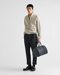 Saffiano leather travel bag