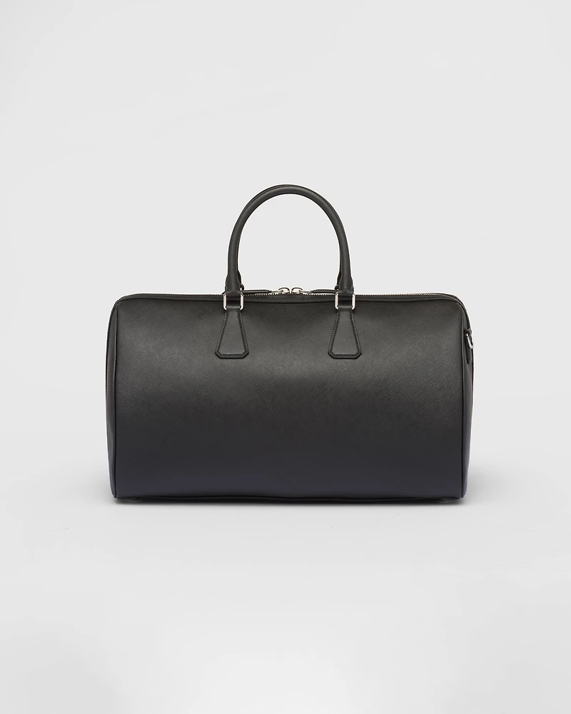 Saffiano leather travel bag