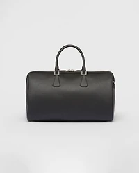 Saffiano leather travel bag