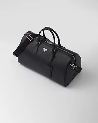 Saffiano leather travel bag