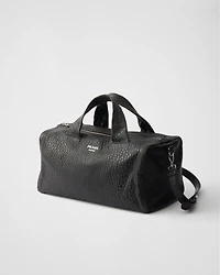 Nappa leather duffle bag