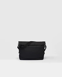 Re-Nylon and Saffiano leather shoulder bag