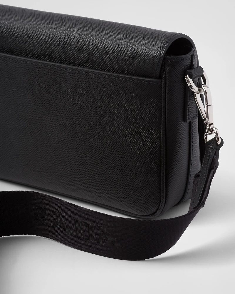 Saffiano leather shoulder bag