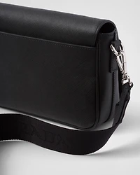 Saffiano leather shoulder bag