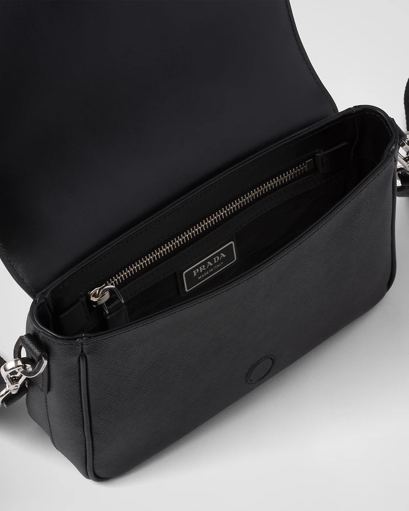 Saffiano leather shoulder bag