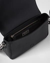 Saffiano leather shoulder bag